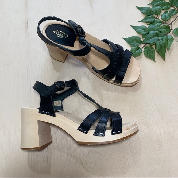 NWOT Swedish Hasbeens Eval-Lena Platform Sandals - Picture 2 of 7